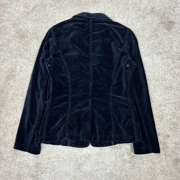 Nili Lotan Velvet 2 Button Blazer Coat Women's 4 Quiet Luxury Velour - Picture 3 of 8